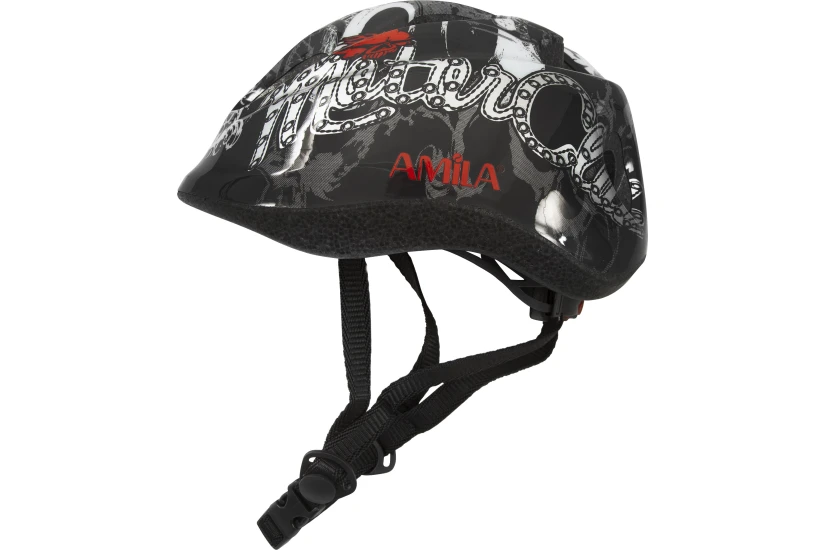 Amila Προστατευτικό Κράνος Μαύρο Pvc Large (48996)