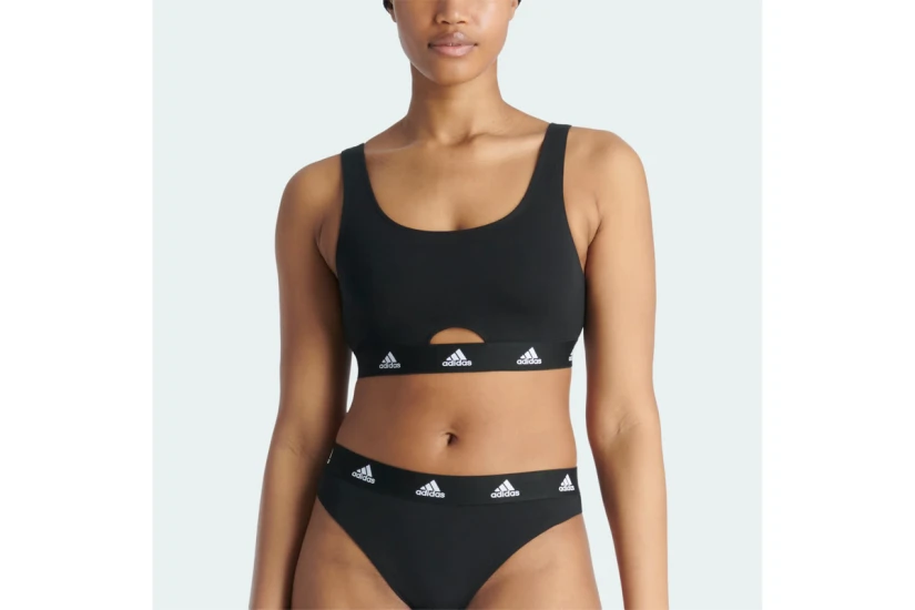 Adidas Performance Scoop Γυναικείο Bralette Μαύρο