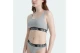 Adidas Performance Scoop Γυναικείο Bralette Γκρι, Μαύρο, Λευκό