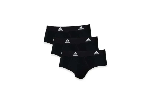 Adidas Performance Active Flex Cotton Εσώρουχο Σλιπ 3-Τεμάχια (4A1M01 BLACK)