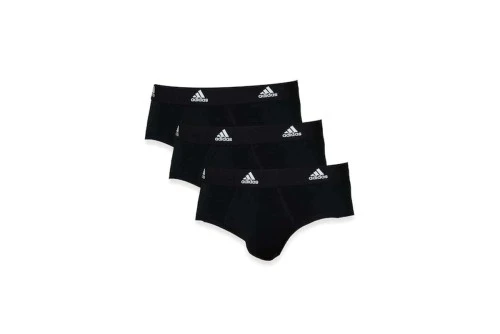Adidas Performance Active Flex Cotton Εσώρουχο Σλιπ 3-Τεμάχια (4A1M01 BLACK)