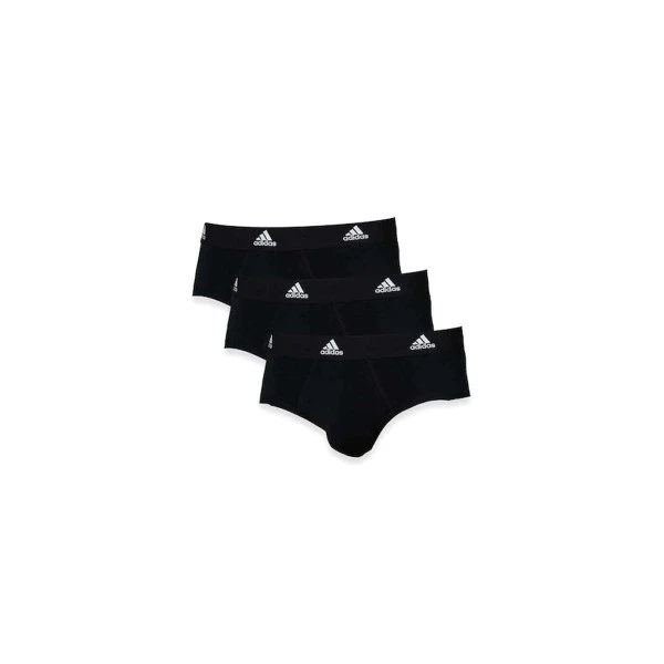 Adidas Performance Active Flex Cotton Εσώρουχο Σλιπ 3-Τεμάχια (4A1M01 BLACK)