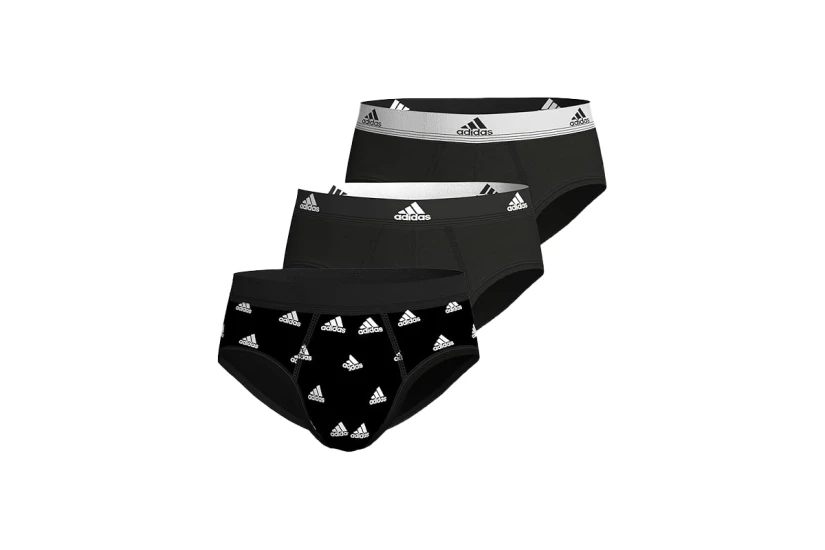 Adidas Performance Active Flex Cotton Ανδρικό Εσώρουχο Σλιπ 3 Τεμάχια