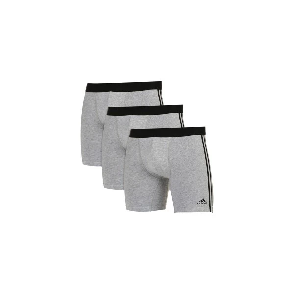 Adidas Performance Active Flex Cotton Εσώρουχο Boxer 3-Τεμάχια (4A2M03 GREY MELANGE)