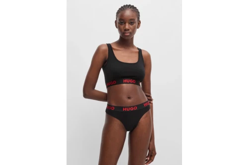Hugo Sporty Logo Bralette Γυναικείο (50469631 001)