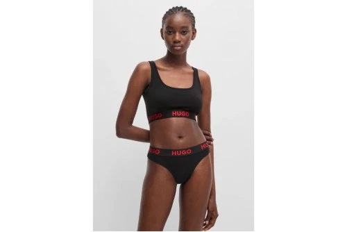 Hugo Sporty Logo Bralette Γυναικείο (50469631 001)
