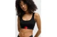 Hugo Red Label Γυναικείο Bralette Μαύρο