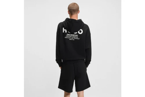 Hugo Nazardo Cotton Terry With Logo Details Hoodie Ανδρικό (50510724 005)