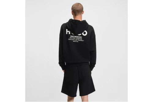 Hugo Nazardo Cotton Terry With Logo Details Hoodie Ανδρικό (50510724 005)