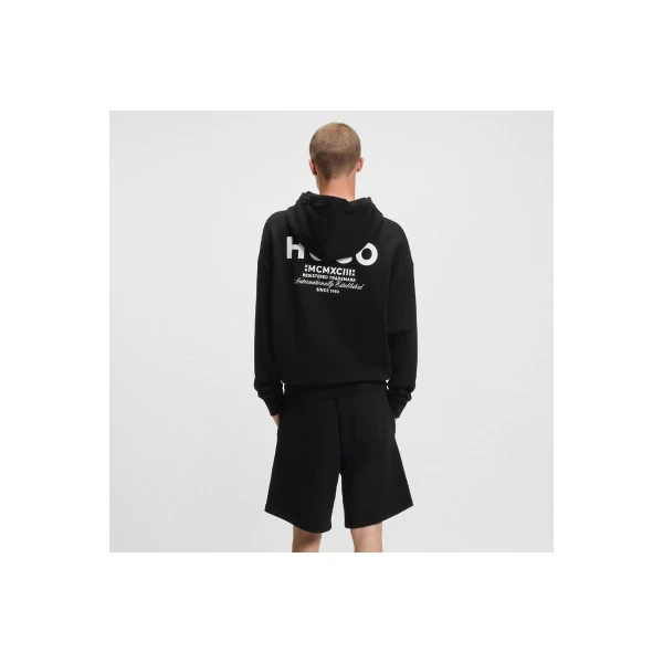 Hugo Nazardo Cotton Terry With Logo Details Hoodie Ανδρικό (50510724 005)
