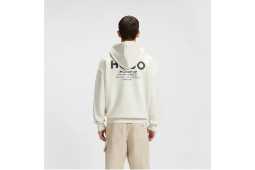 Hugo Nazardo Cotton Terry With Logo Details Hoodie Ανδρικό (50510724 125)