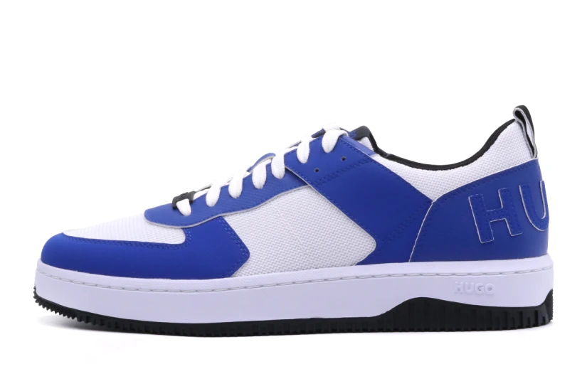 Hugo Boss Ανδρικά Sneakers Λευκά, Μπλε