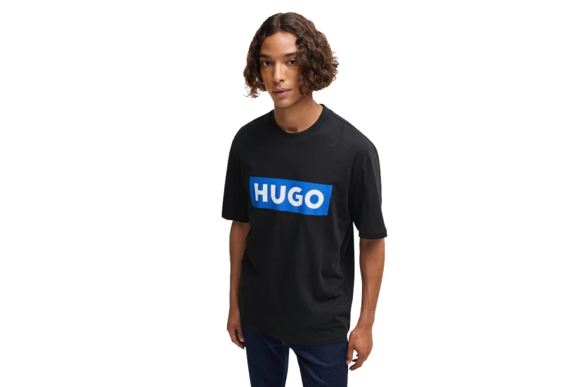 Hugo Boss Nico Ανδρικό Κοντομάνικο T-Shirt Μαύρο