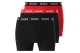 Hugo Trunks Ανδρικά Εσώρουχα Boxer Μαύρα, Κόκκινα 3 Τεμάχια