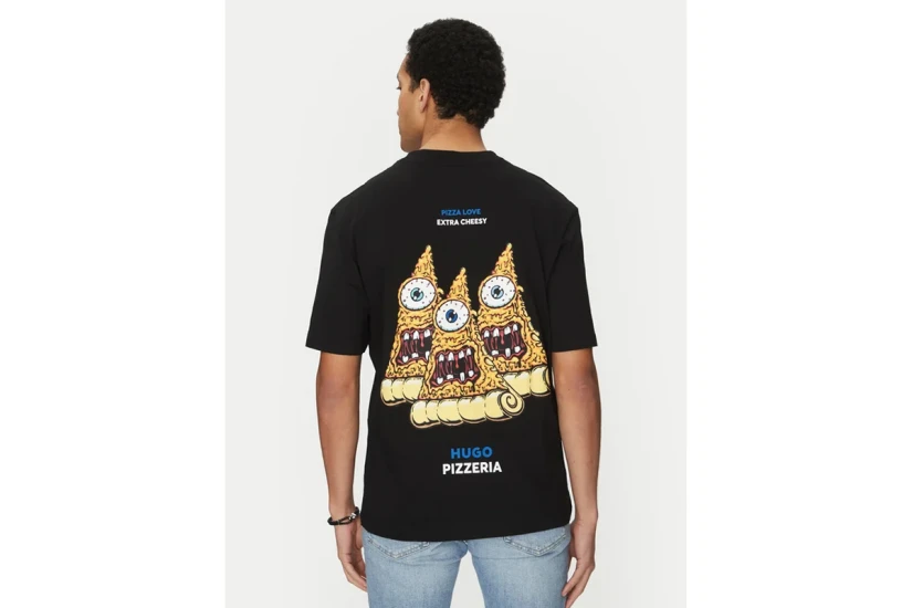 Hugo Nizzerio Ανδρικό Κοντομάνικο T-Shirt Μαύρο