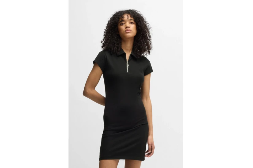 Hugo Nera Bodycon Γυναικείο Φόρεμα Mini Μαύρο