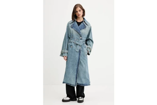 Hugo Garena_2_B In Blue Denim Καπαρντίνα Γυναικεία (50541545 436)