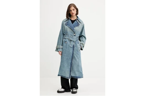 Hugo Garena_2_B In Blue Denim Καπαρντίνα Γυναικεία (50541545 436)