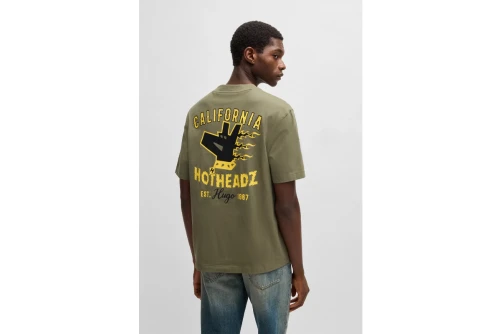 Hugo Nagulop Graphic Print T-Shirt Ανδρικό (50542155 345)
