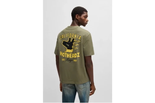 Hugo Nagulop Graphic Print T-Shirt Ανδρικό (50542155 345)