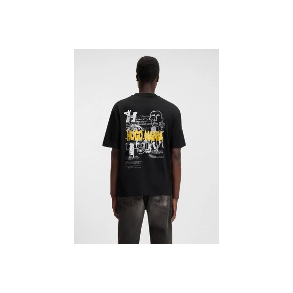 Hugo Nedix With Monogram Graphics T-Shirt Ανδρικό (50543483 001)