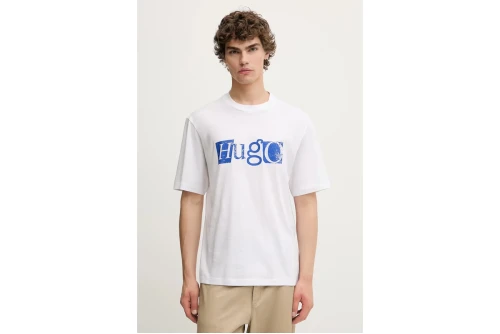 Hugo Nugix With Graphic Logo Print T-Shirt Ανδρικό (50543485 100)