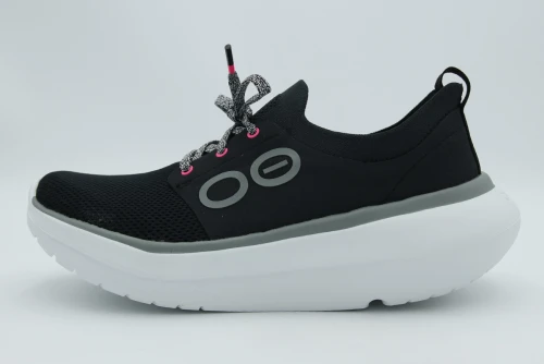 Oofos Oomy Stride Sneakers (5077 WHITE BLACK)