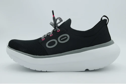 Oofos Oomy Stride Sneakers (5077 WHITE BLACK)
