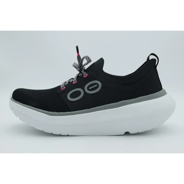 Oofos Oomy Stride Sneakers (5077 WHITE BLACK)