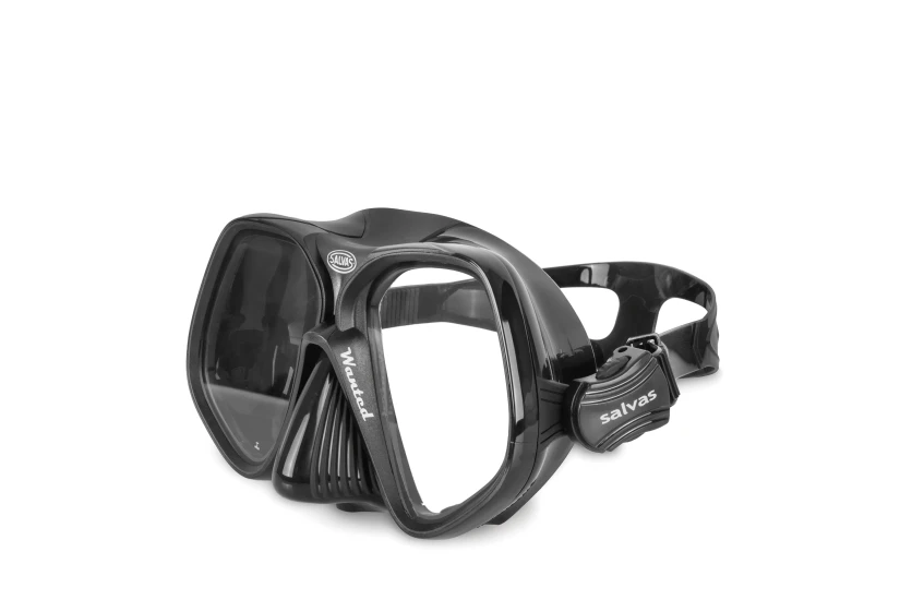 Escape Camping Μάσκα Θαλάσσης Salvas Wanted Black Silicone Band Μαύρη, Διάφανη