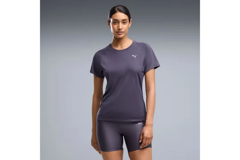 Puma Velocity Γυναικείο Κοντομάνικο T-Shirt Μωβ
