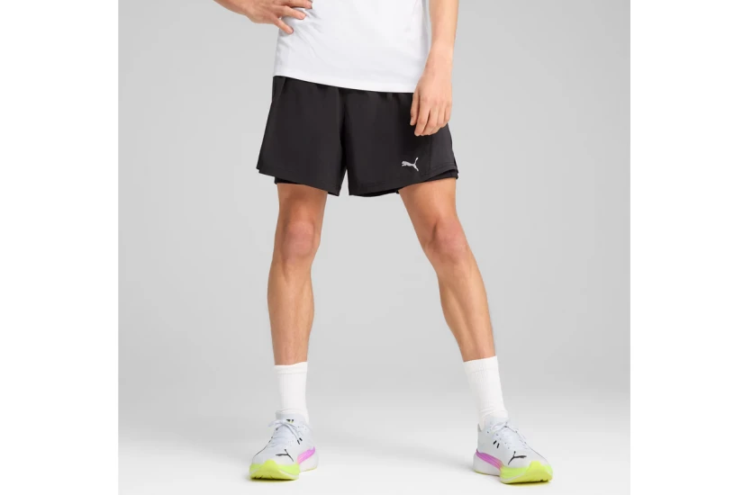 Puma Velocity 2In1 Ανδρικό Σορτς με Εσωτερικό Κολάν Μαύρο