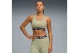 Puma 4Keeps Elastic Γυναικείο Μπουστάκι Χακί, Μαύρο