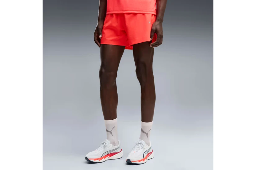 Puma Dreamrun Drycell Ανδρικό Αθλητικό Σορτς Κοραλλί, Μαύρο