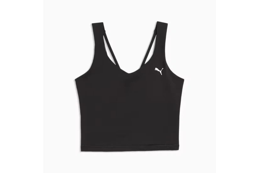 Puma Strong Slim Γυναικεία Αμάνικη Μπλούζα Μαύρη