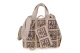 Frnc Τσάντα Shopper Μπεζ, Ανθρακί