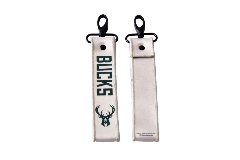 Back Me Up Nba Milwaukee Bucks Lanyard Μπρελόκ (558-50515 BUCKS ECRU)