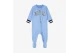Jordan Jersey Footed Coverall Βρεφική Ολόσωμη Φόρμα Γαλάζια, Λευκή