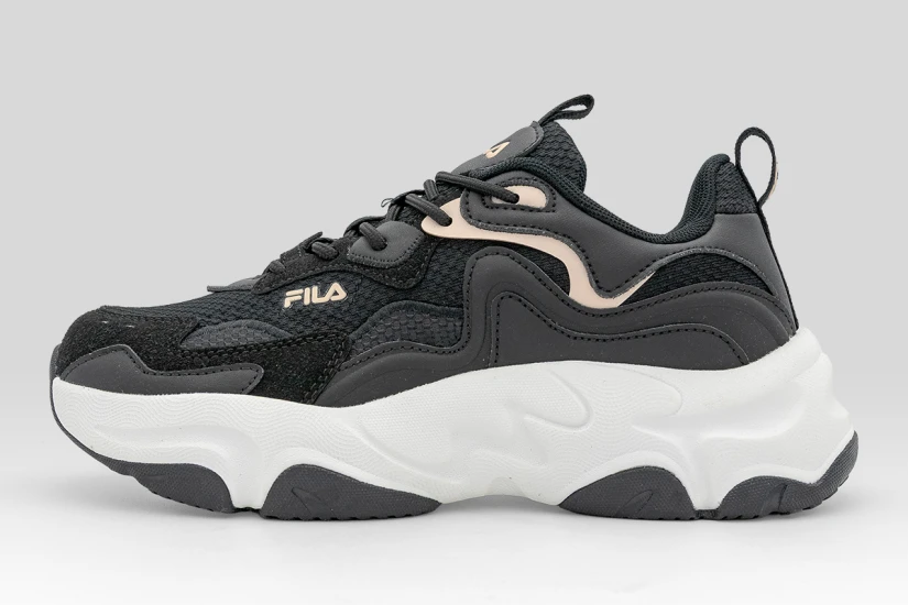 Fila Mayra 2 Memory Γυναικεία Sneakers Μαύρα, Λευκά