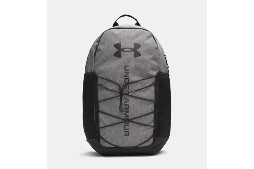 Under Armour Hustle Sport 6.0 Σάκος Πλάτης Γκρι Σκούρο, Μαύρος 26L