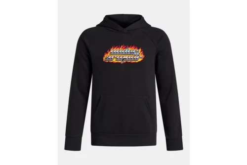 Under Armour Rival Fleece Flamin Wordmark Hoodie (6003781 001)