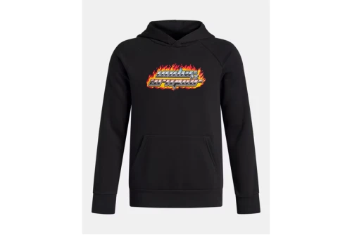 Under Armour Rival Fleece Flamin Wordmark Hoodie (6003781 001)