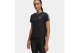 Under Armour Tech Wordmark Tape Γυναικείο Κοντομάνικο T-Shirt Μαύρο