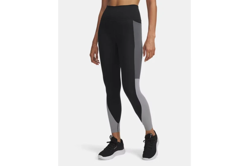 Under Armour Meridian Colorblock Ankle Γυναικείο Μακρύ Κολάν Μαύρο, Γκρι