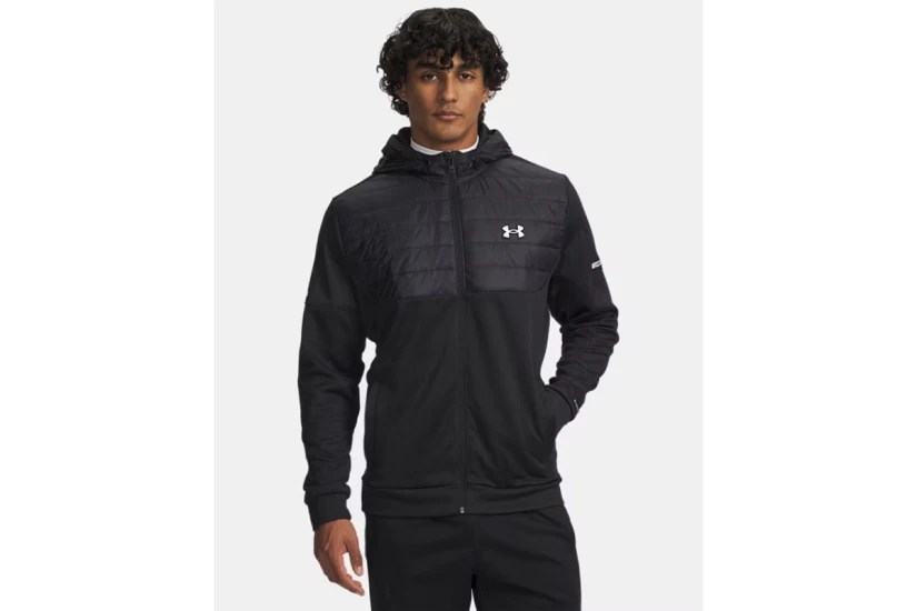 Under Armour Fleece Pro Utility Ανδρική Πολυεστερική Ζακέτα Μαύρη