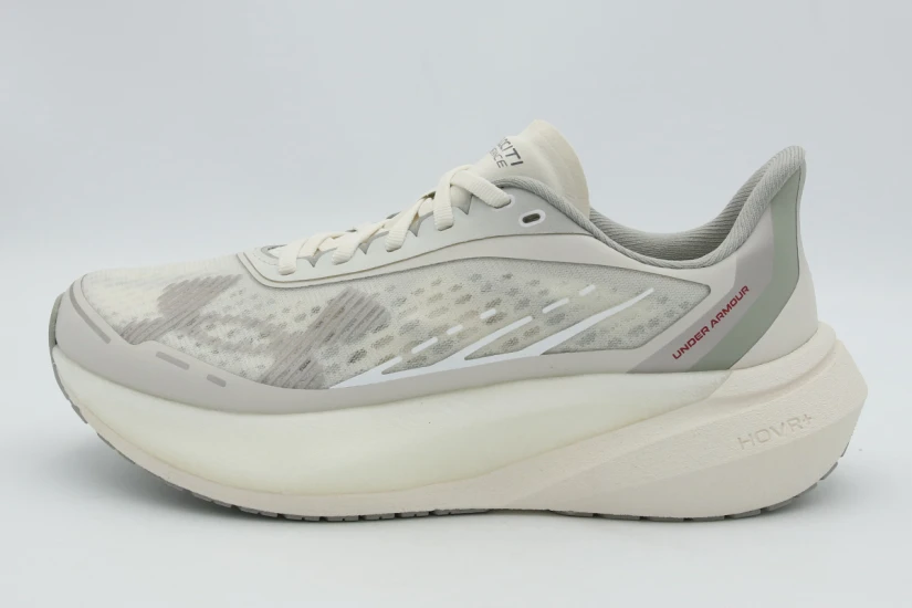 Under Armour Velociti Distance Γυναικεία Αθλητικά Παπούτσια για Τρέξιμο Γκρι Ανοιχτό, Εκρού