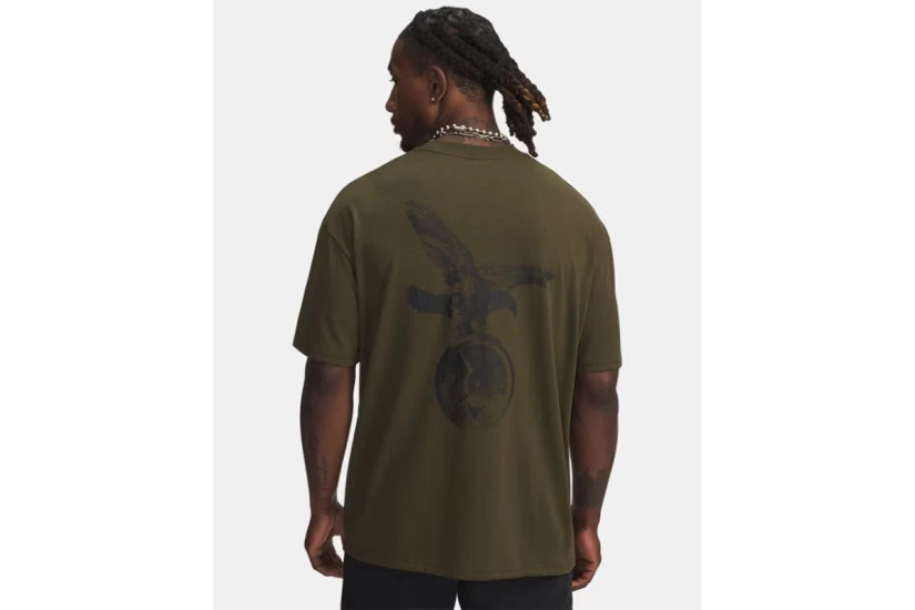 Under Armour Project Rock Ανδρικό Κοντομάνικο T-Shirt Χακί