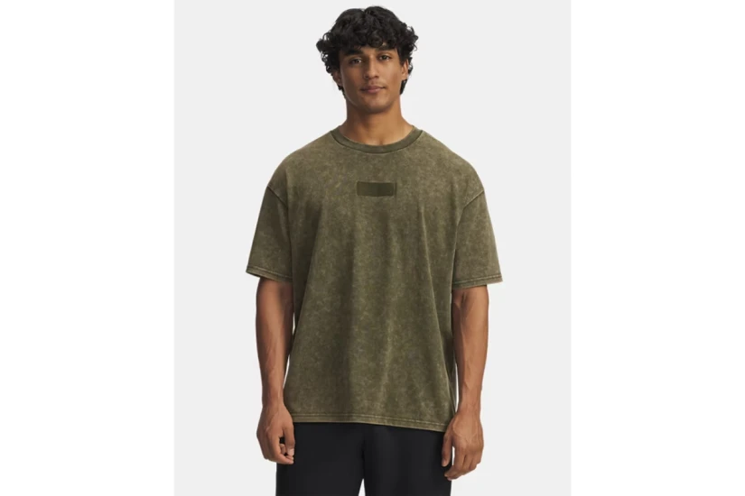 Under Armour Project Rock Heavyweight Ανδρικό Κοντομάνικο T-Shirt Μαύρο