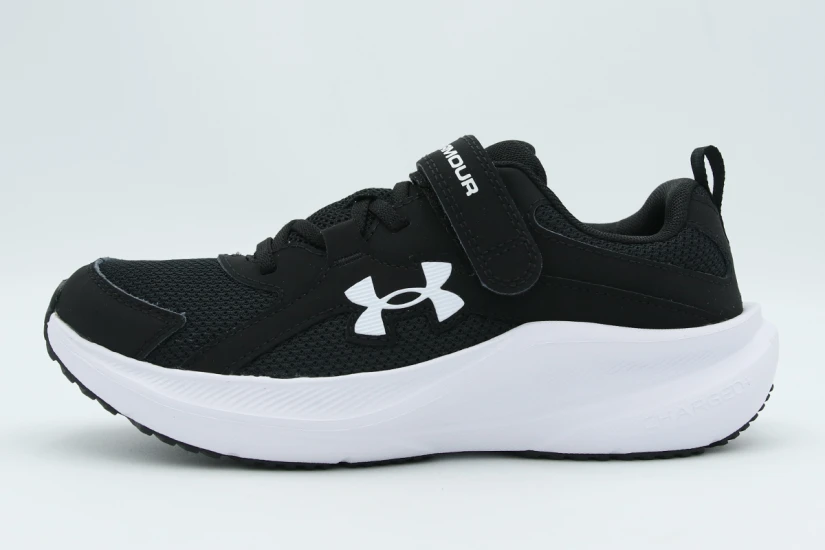 Under Armour Assert 11 Παιδικά Αθλητικά Παπούτσια για Τρέξιμο Μαύρα, Λευκά