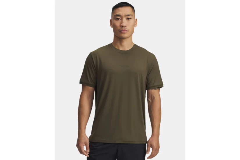 Under Armour Project Rock Iso-Chill Ανδρικό Κοντομάνικο T-Shirt Χακί